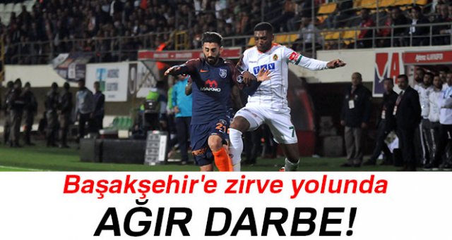 Alanyaspor 4-1 Başakşehir'i yendi