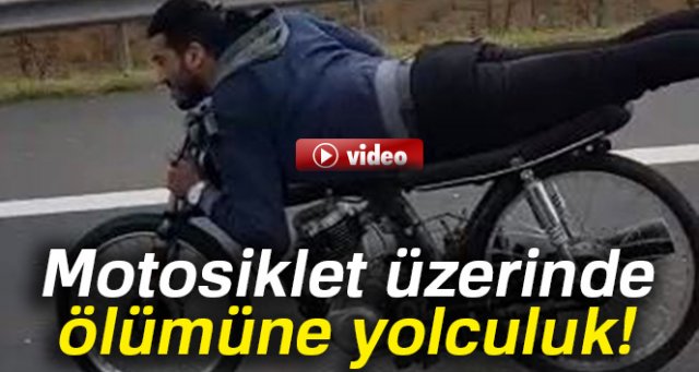 Motosiklet üzerinde ölümüne yolculuk