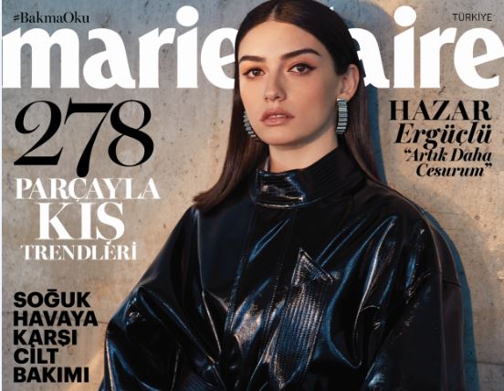 Hazar Ergüçlü Marie Claire dergisine kapak oldu