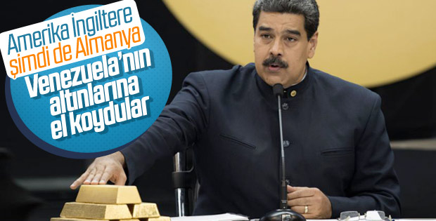 Venezuella'nın 20 ton altınına el koydular