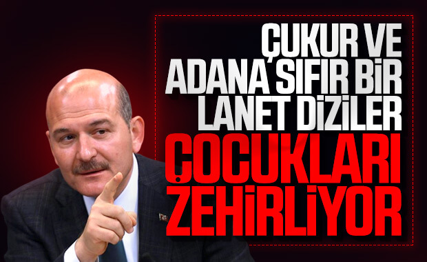 Süleyman Soylu'dan Çukur Dizisi'ne sert eleştiri