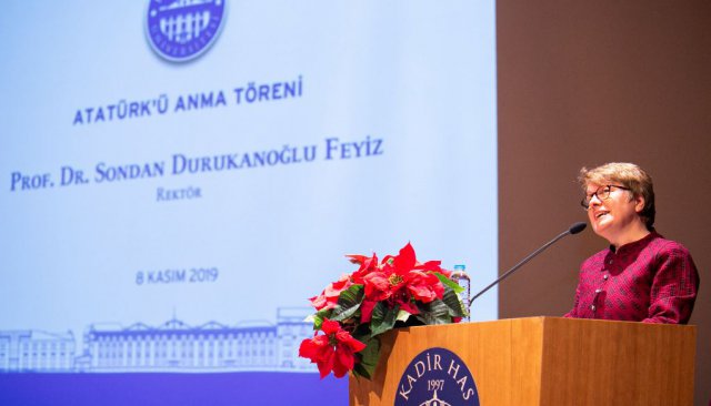 Kadir Has Üniversitesi'nde Atatürk'ü anma programı