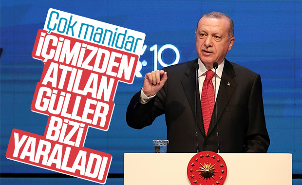 Cumhurbaşkanı Erdoğan'dan manidar cümle