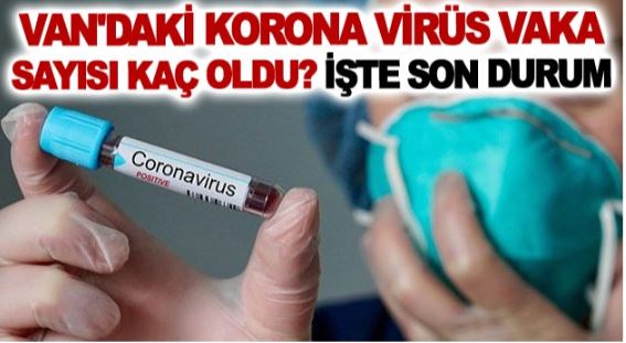 Van'da korona virüs vaka sayısında son durum