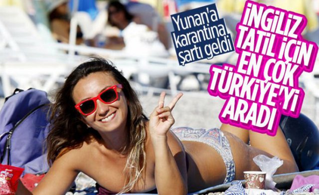 İngiliz Turistler pandemi sürecinde en çok Türkiye'yi tercih etti