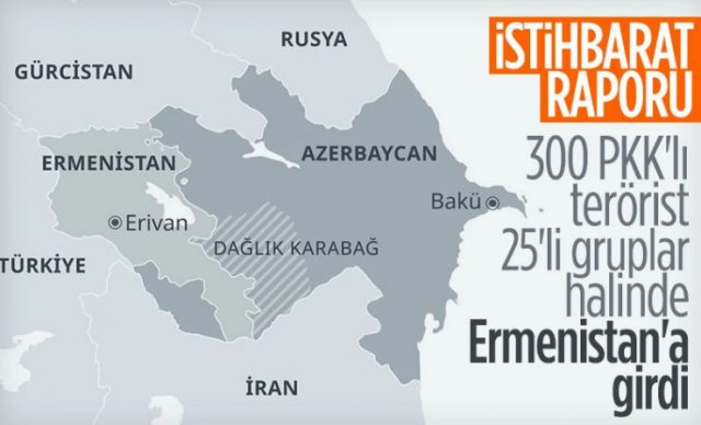 300 PKK'lı Ermenistan'a destek için gitti iddiası