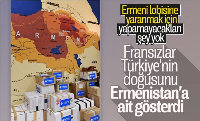 Fransa'da skandal Ermeni haritası!