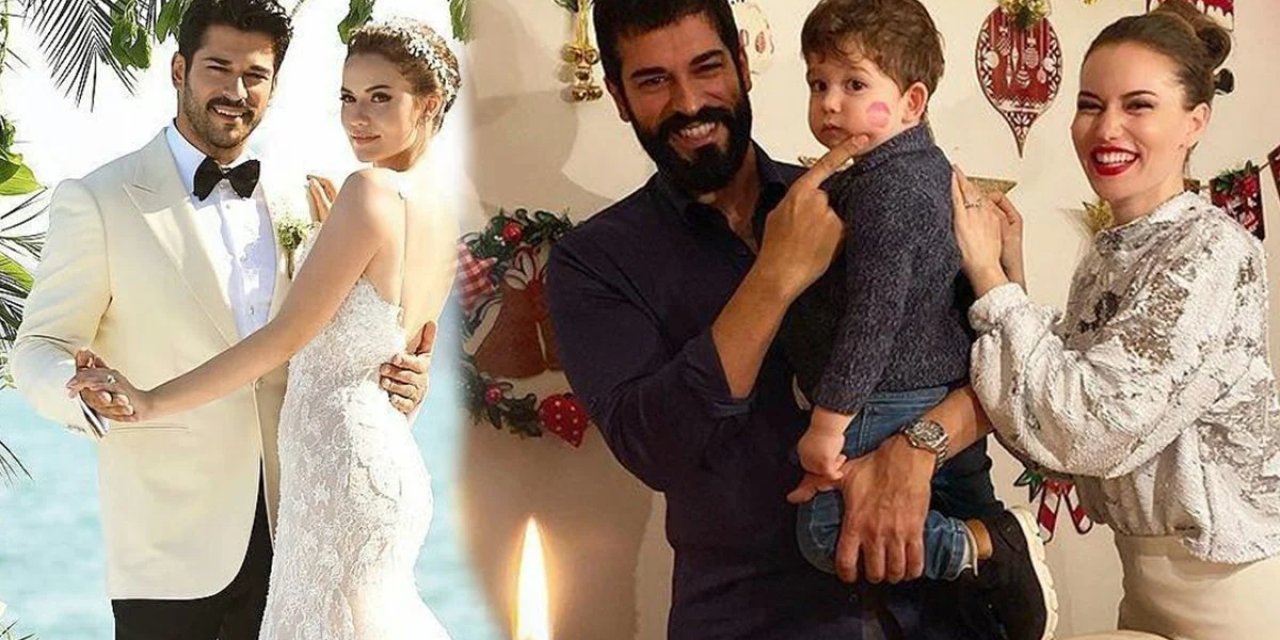 Fahriye ve Burak Özçivit’in Mutlu Aile Tablosu