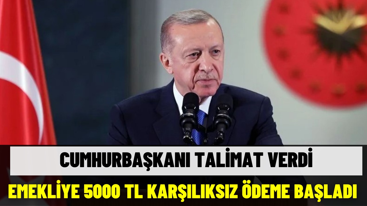 16 milyon emekliye BÜYÜK MÜJDE var: Cumhurbaşkanı onaylı 5000 TL ödeme yapılacak