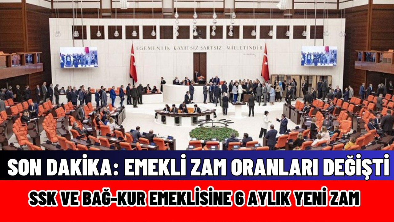 SSK ve BAĞ-KUR emeklisine ZAM ORANLARI değişti! Güncelleme ile 6 aylık yeni zam