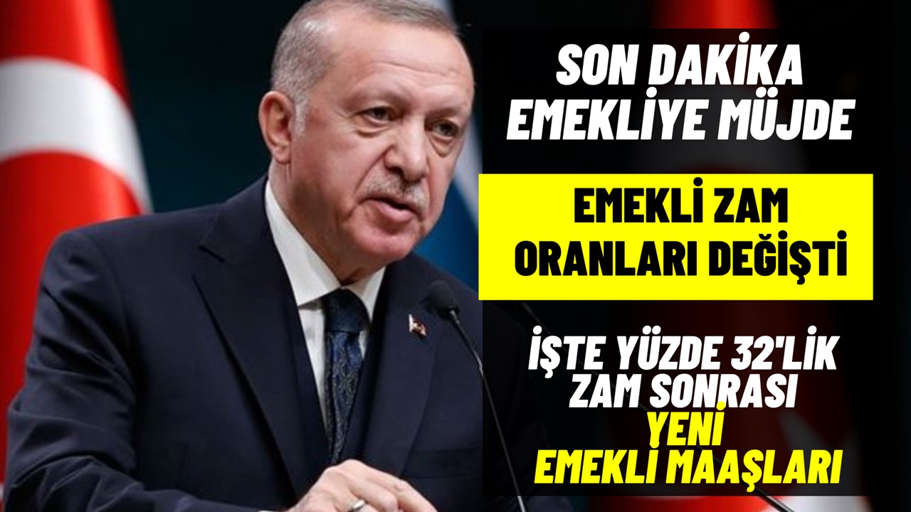 SSK ve Bağ-Kur’lu emekliye yeni zam! Oranlar değişti, işte yüzde 32 zamlı yeni emekli maaşları