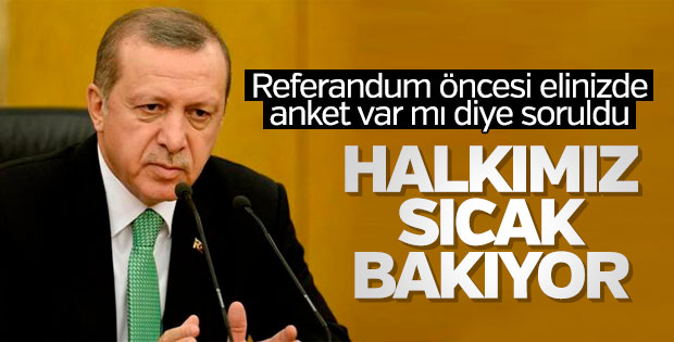 Erdoğan'dan Referandum açıklaması