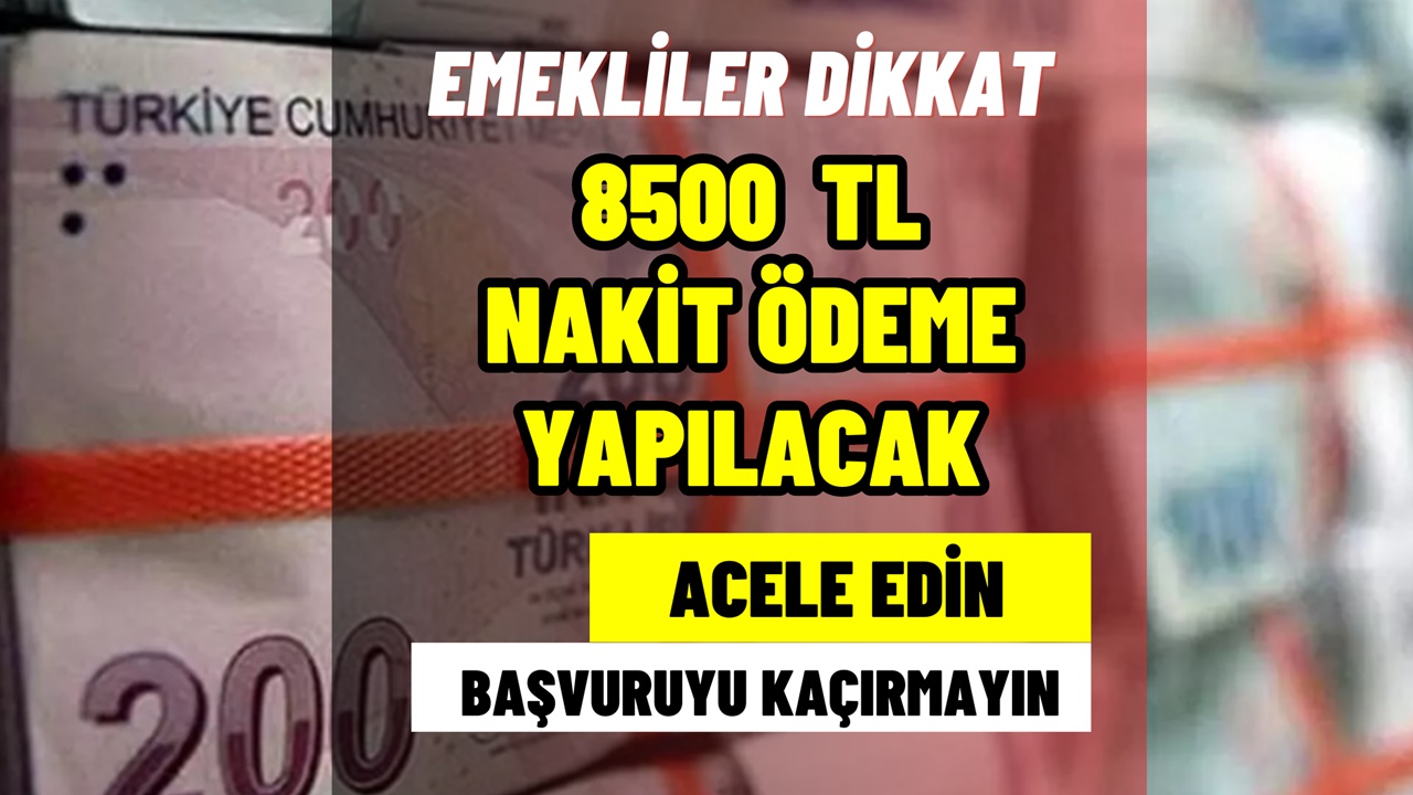 Acele edin! ING Bank SSK ve BAĞ-KUR emeklisine 8500 TL promosyon veriyor