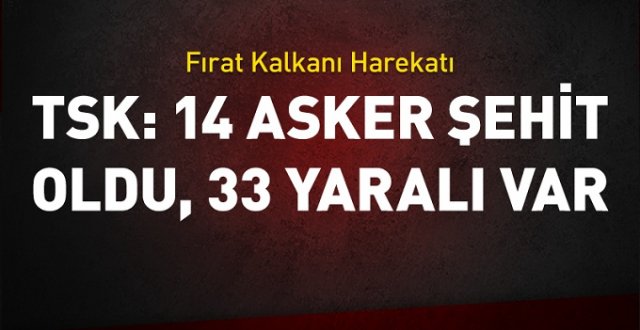 El-Bab'dan acı haber: 14 şehit 33 yaralı