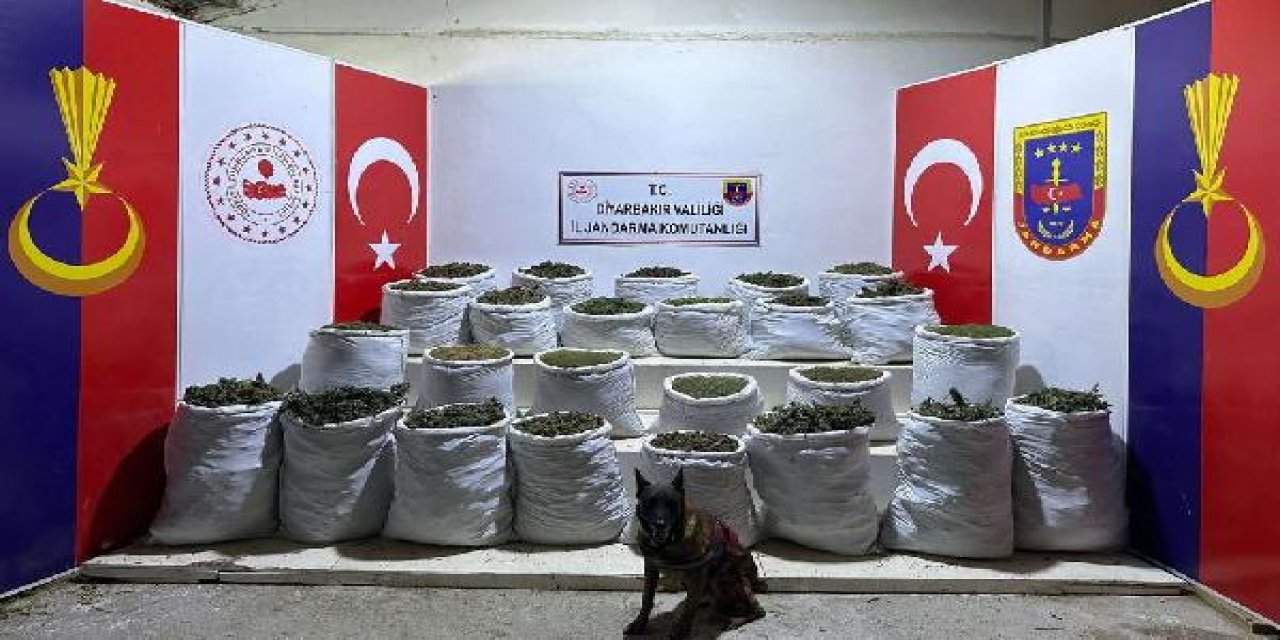 Diyarbakır’da 603 Kilo Esrar Ele Geçirildi