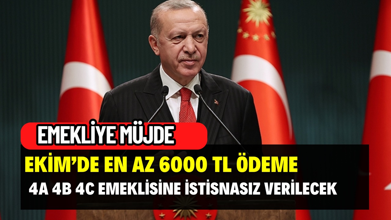 Emekliye 20-31 Ekim’de 6000 TL ödeme! 4A 4B 4C ayırt etmeden verilecek