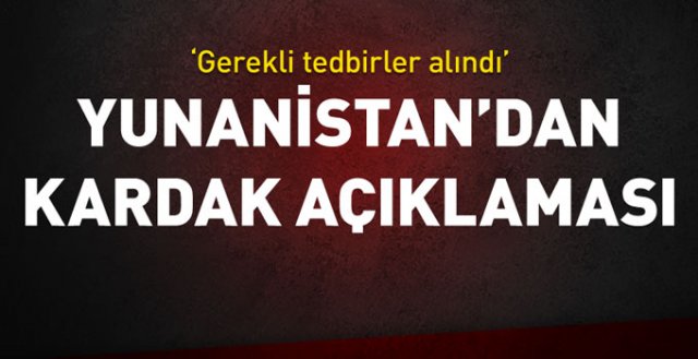 Yunanistan'dan Kardak Kayalıkları açıklaması