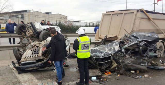 Gebze'de freni patlayan kamyon kazası: Fatih Can öldü