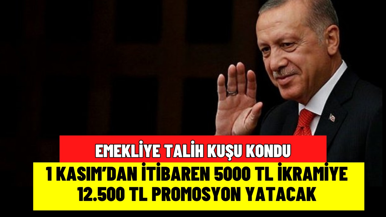 1 Kasım'da emeklinin talihi dönecek! Maaşa ek 5000 TL ikramiye 12.500 TL promosyon dönemi başlıyor