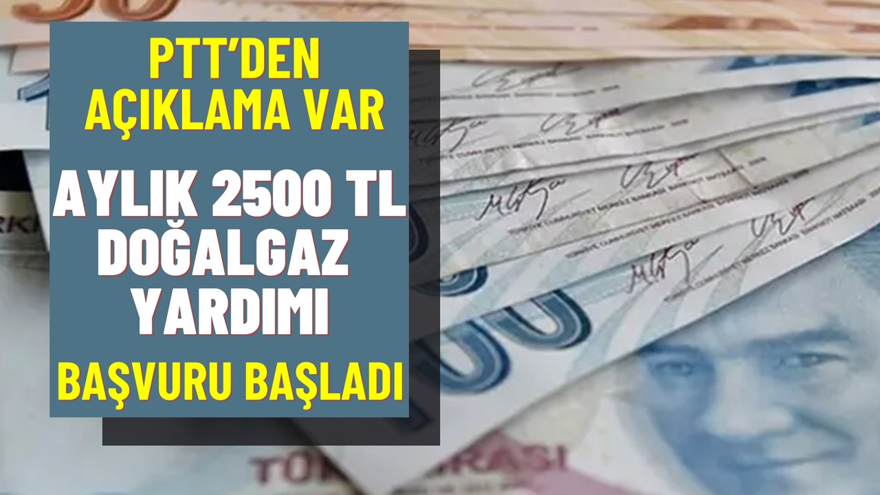 PTT'den 2500 TL fatura yardımı başlıyor! e-Devlet başvuru ekranı açıldı