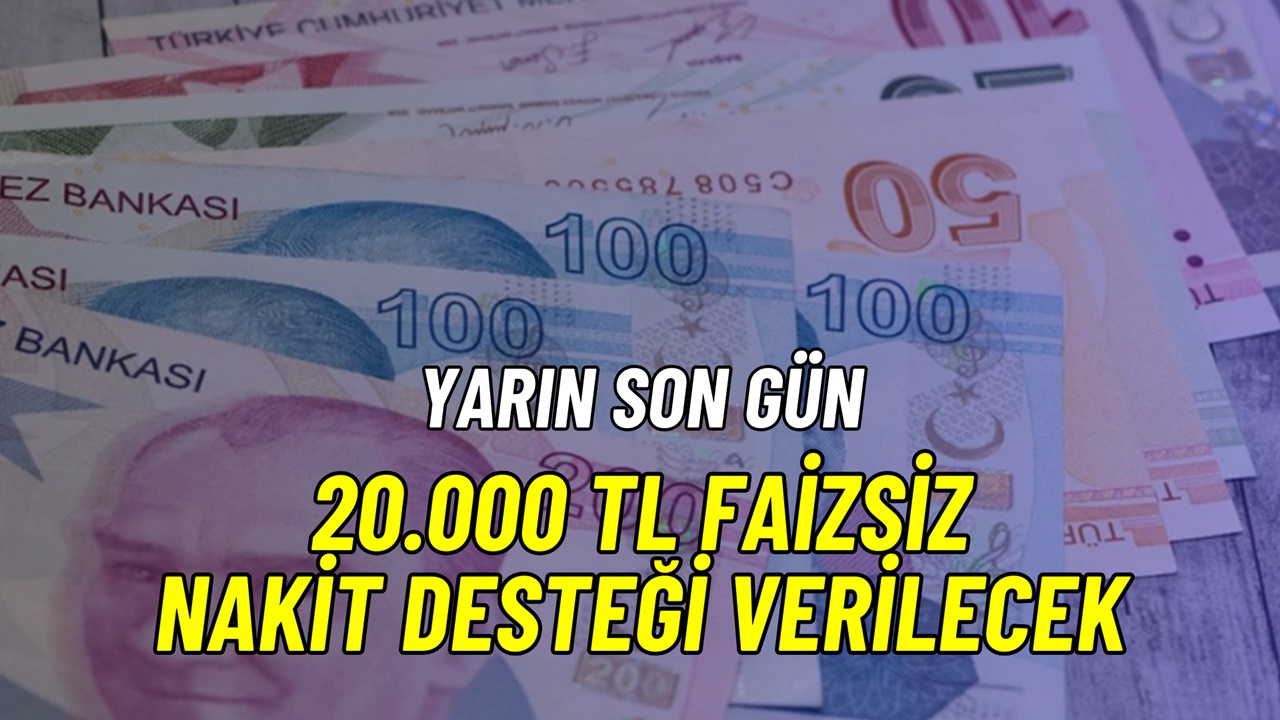 3 gün içinde başvuru yapana faizsiz 20.000 TL ödeme yapılacak