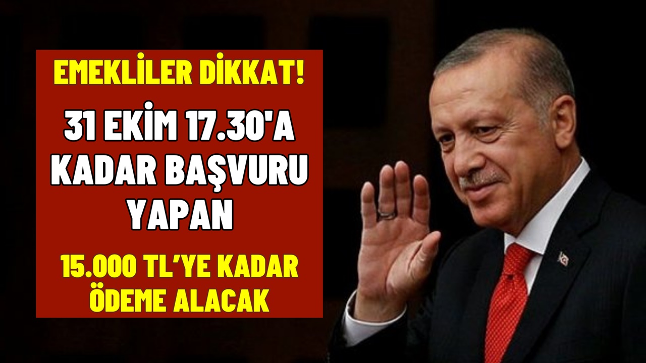 DİKKAT yarın son gün! Ekim 2023 emekli promosyonu almayanlar 17.30'a kadar başvursun