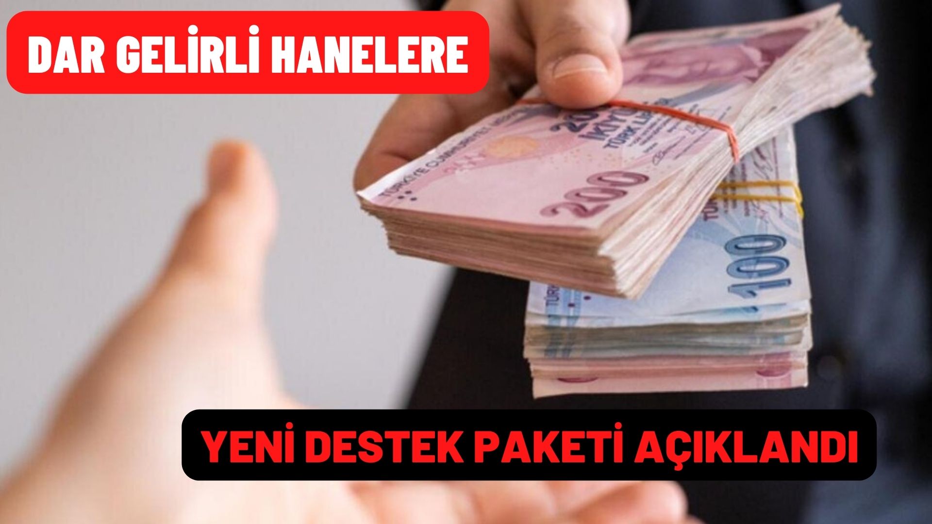 Dar gelirli aileye yeni destek! Her ay ödeme yatacak!