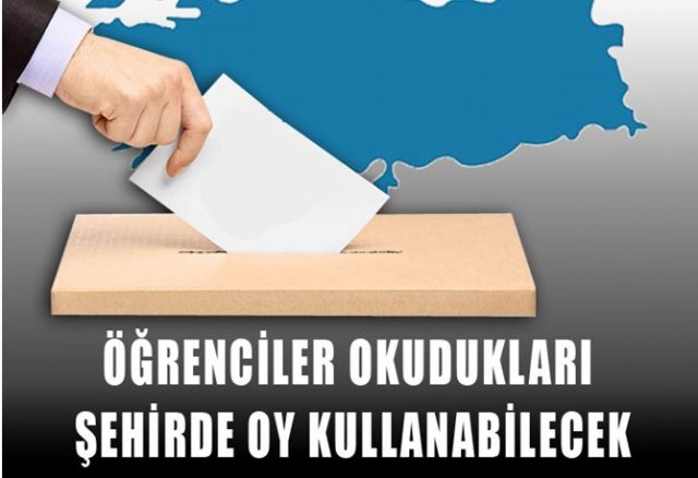 Üniversiteli öğrenciler bulundukları ilde nasıl oy kullanabilirler?