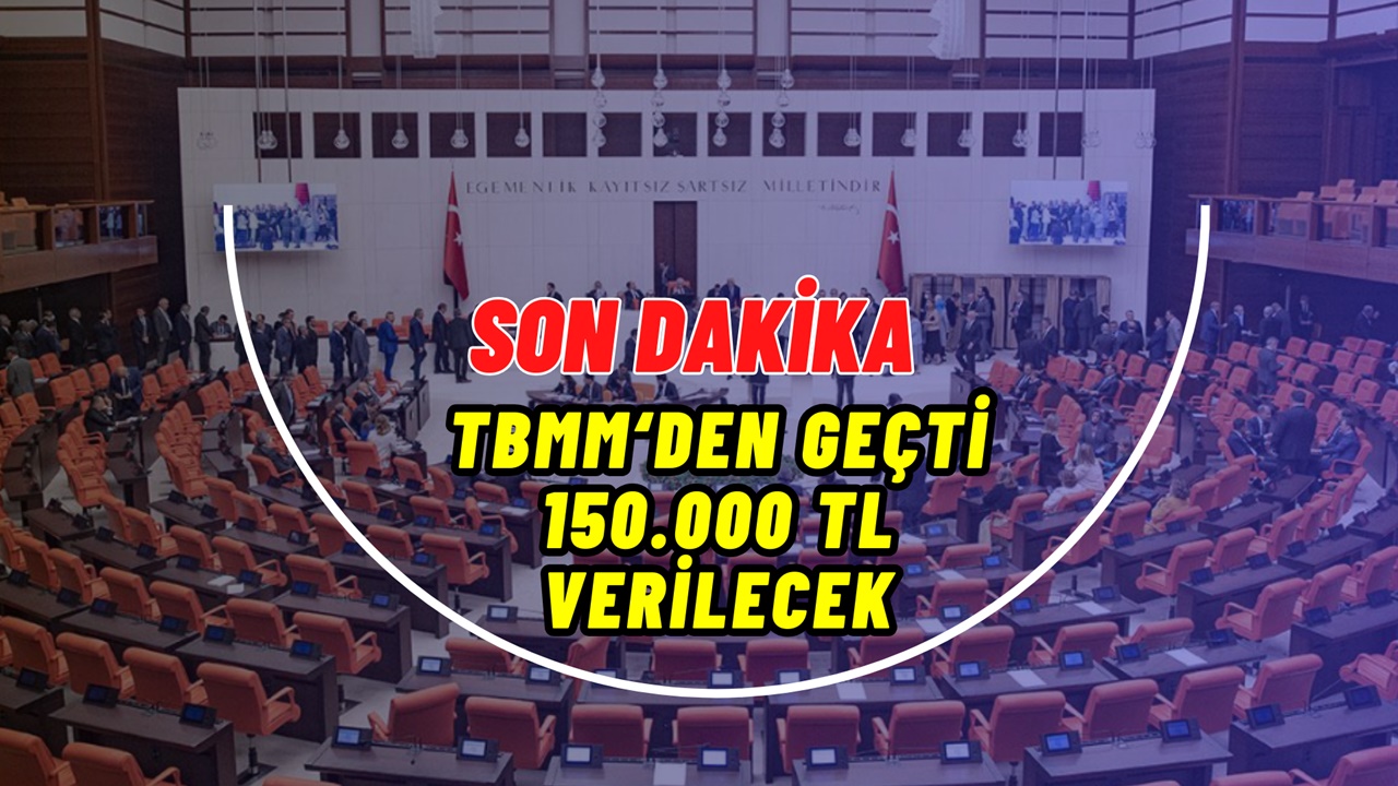 TBMM’ye geldi! 2 yıl geri ödemesiz faizsiz 150.000 TL kredi son dakika