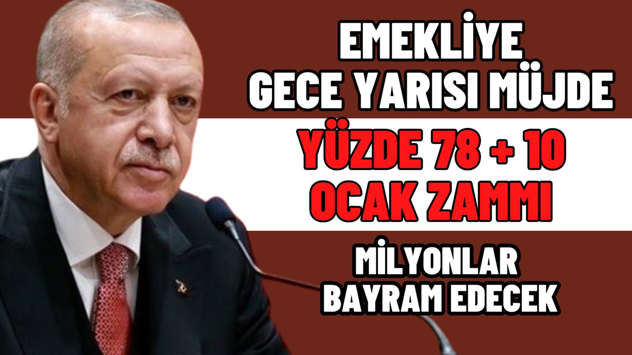 Emekliye gece yarısı müjdesi 22.02'de geldi! Yüzde 78 zamma ek yüzde 12 refah payı Ocak 2024'te maaşlara eklenecek