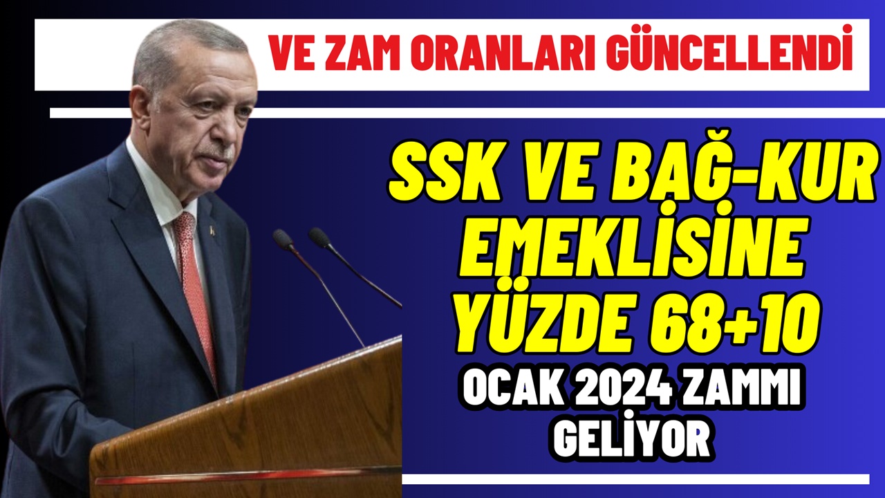 Emekli zammı hesapları değişti! SSK ve Bağ-Kurlu emekliye yüzde 68 zamma ek 10 puan refah payı geliyor