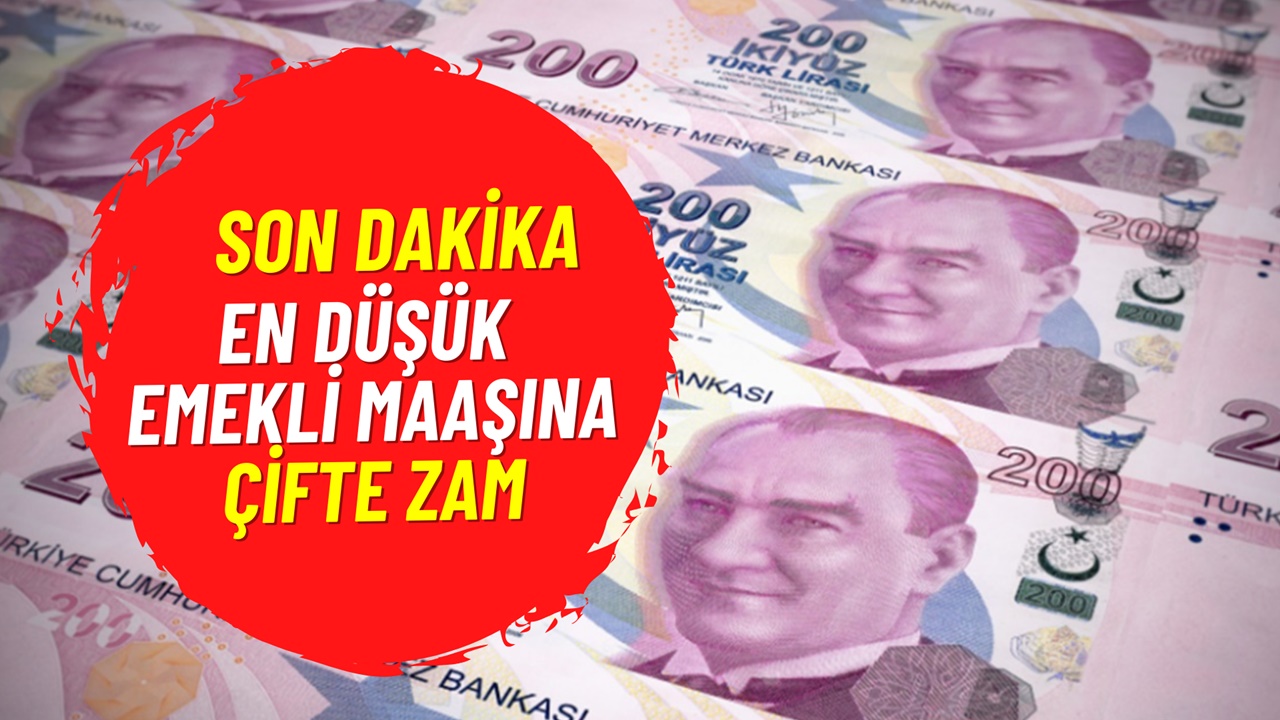 En düşük emekli maaşına çifte düzenleme müjdesi! 2 zam birden geliyor