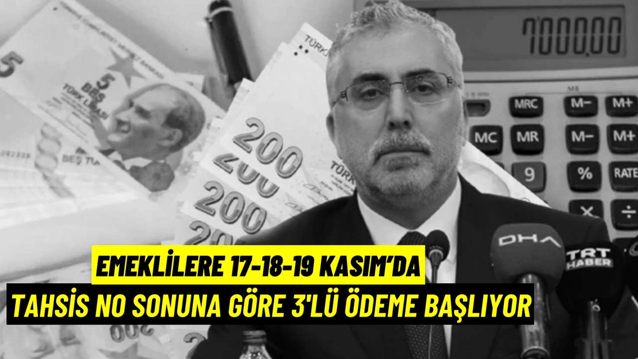 SSK ve Bağ-Kur emeklisine 17-18-19 Kasım’da 3'lü ödeme başlıyor! Tahsis numarası sonuna göre kontrol edin