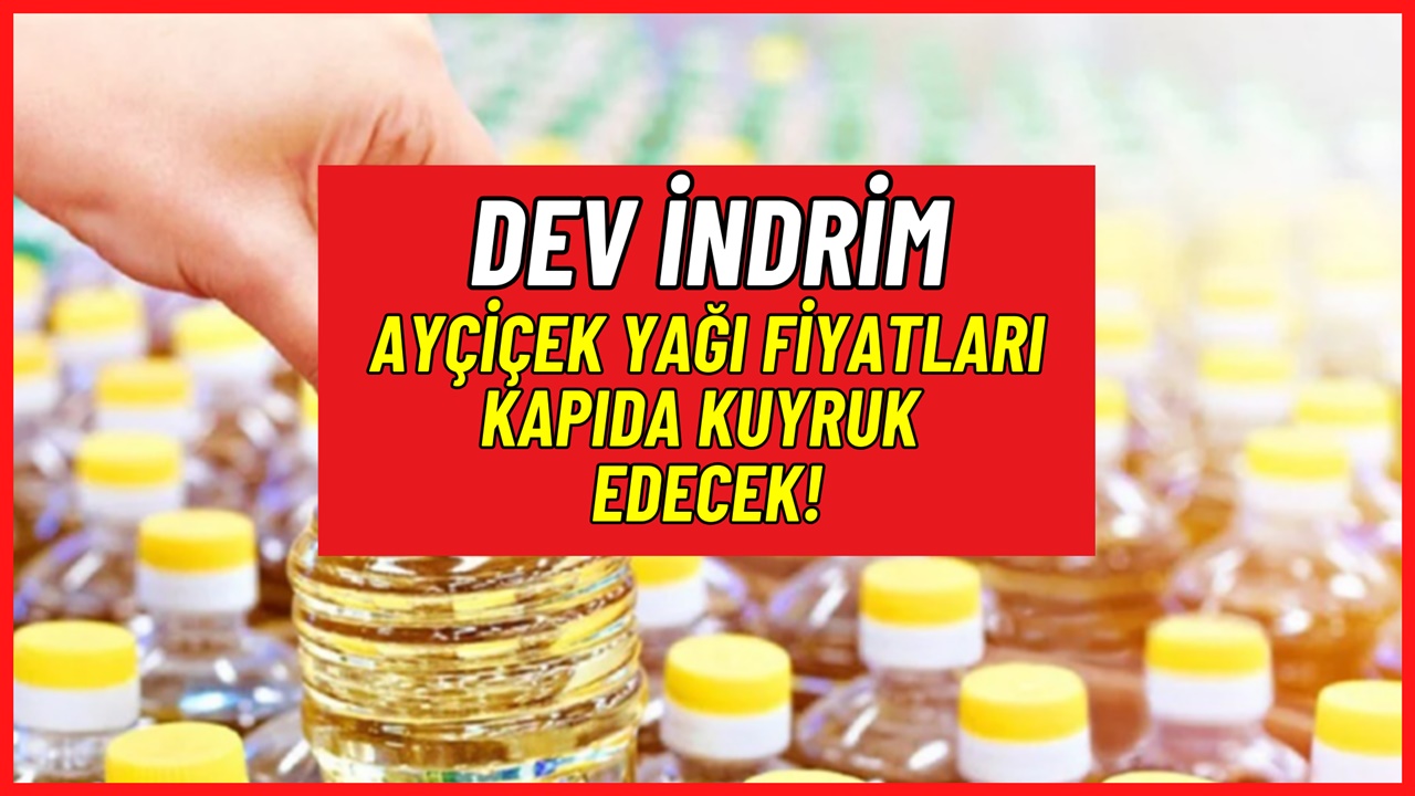 5 litre ayçiçek yağına kapıda kuyruk edecek muazzam indirim geldi