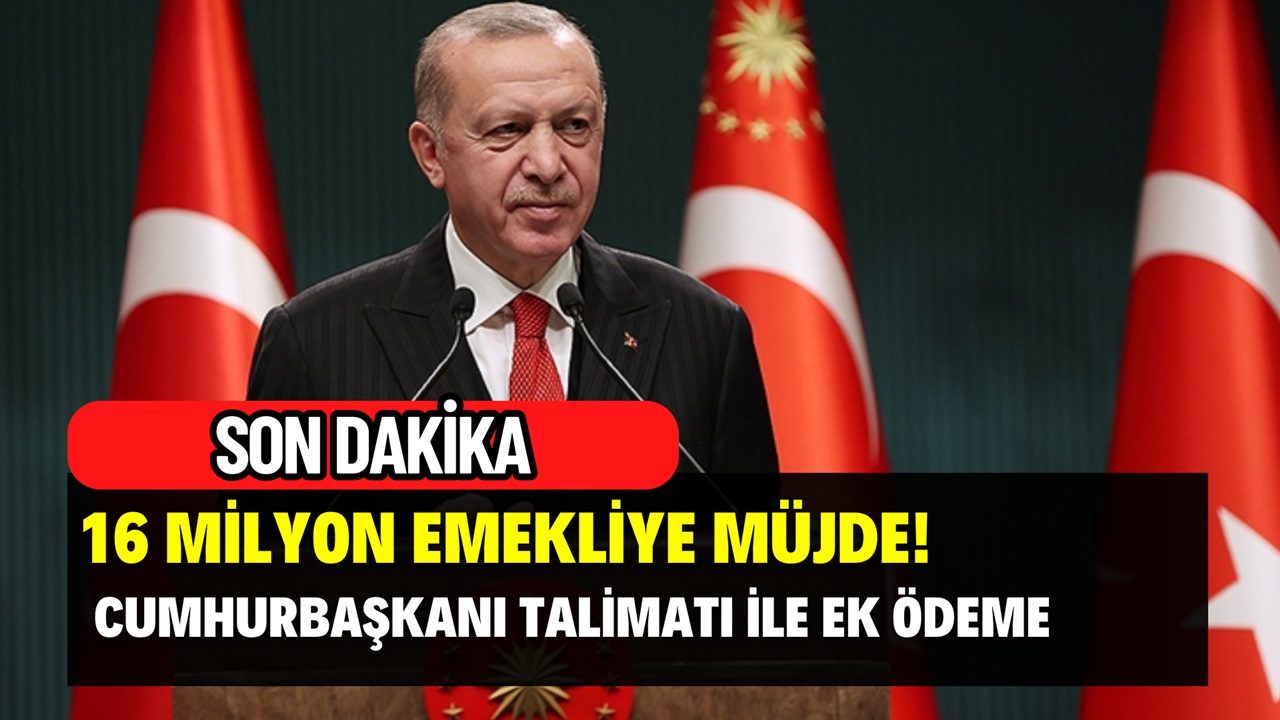 Milyonlarca emekliye sabah duyurusu yapıldı: Cumhurbaşkanı talimatı ile ek ödeme yapılacak