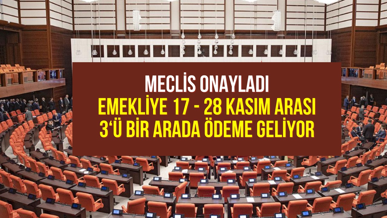 Emekliye 3'ü bir arada ödeme! 17-28 Kasım IBAN'dan yatacak