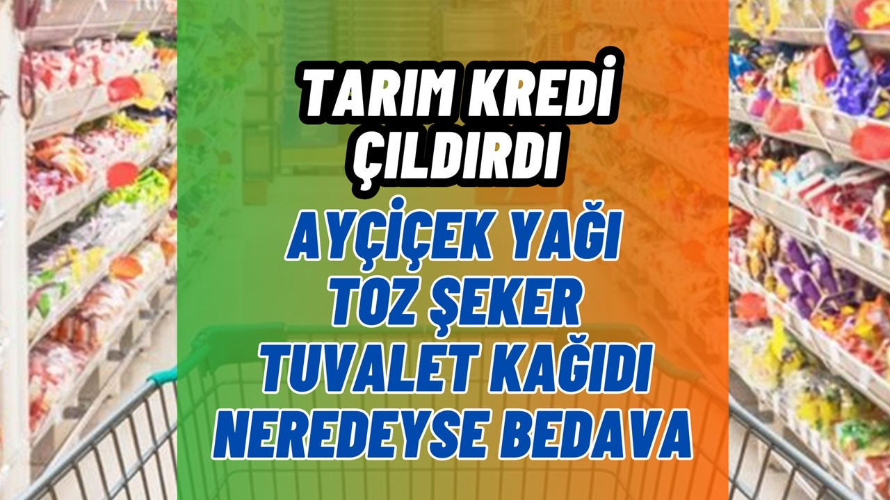 Tarım Kredi Market coştu! Kasım ayında 5 L ayçiçek yağı, 5 kg toz şeker, 10 kg deterjan, 30'lu yumurta neredeyse bedava