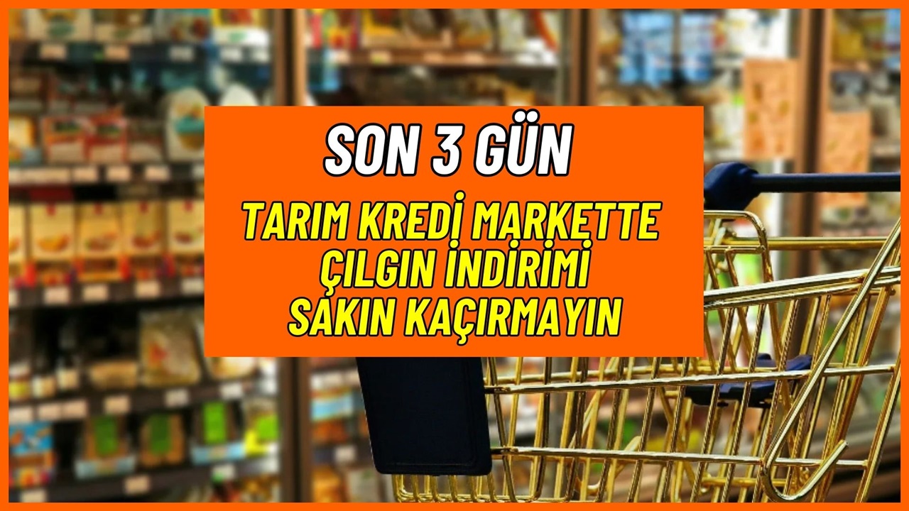 DİKKAT 3 gün sonra bitecek! Tarım kredi dev indirimi duyurdu