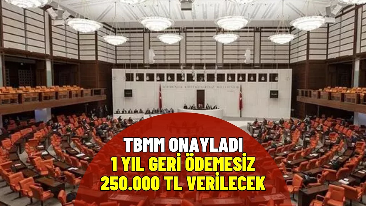 TBMM onayladı! 250.000 TL ihtiyaç kredisi verilecek: 1 yıl geri ödeme yok, 60 ay vade var