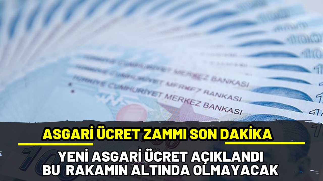 Asgari ücret zammı sızdı! 2024 yeni asgari ücret bu rakamın altında olmayacak