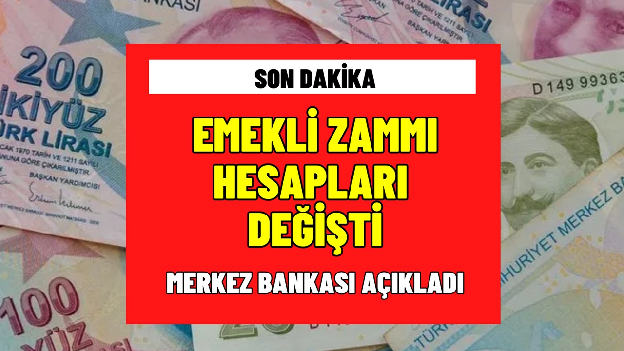 EMEKLİ ZAM HESAPLARI DEĞİŞTİ! Merkezden gelen açıklama sonrası yeni emekli zam tablosu