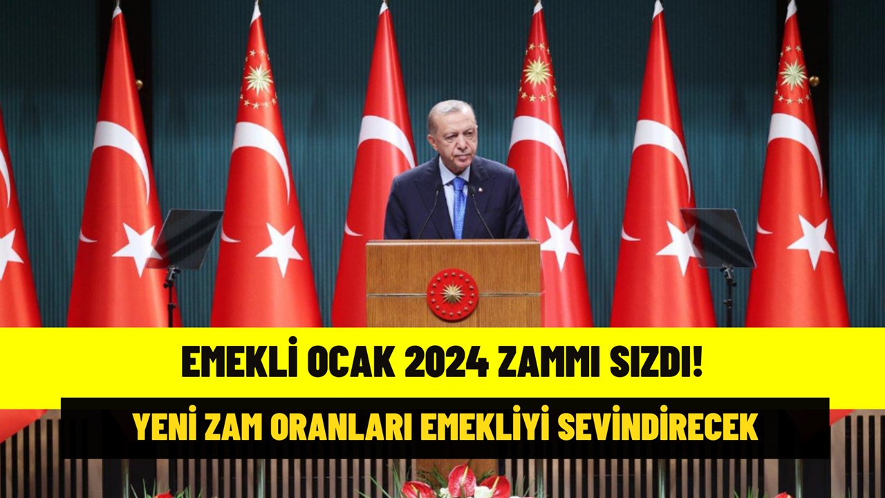 Emekli Ocak 2024 zam tablosu sızdı! SSK ve Bağ-Kur emeklisine çifte sevinç geliyor