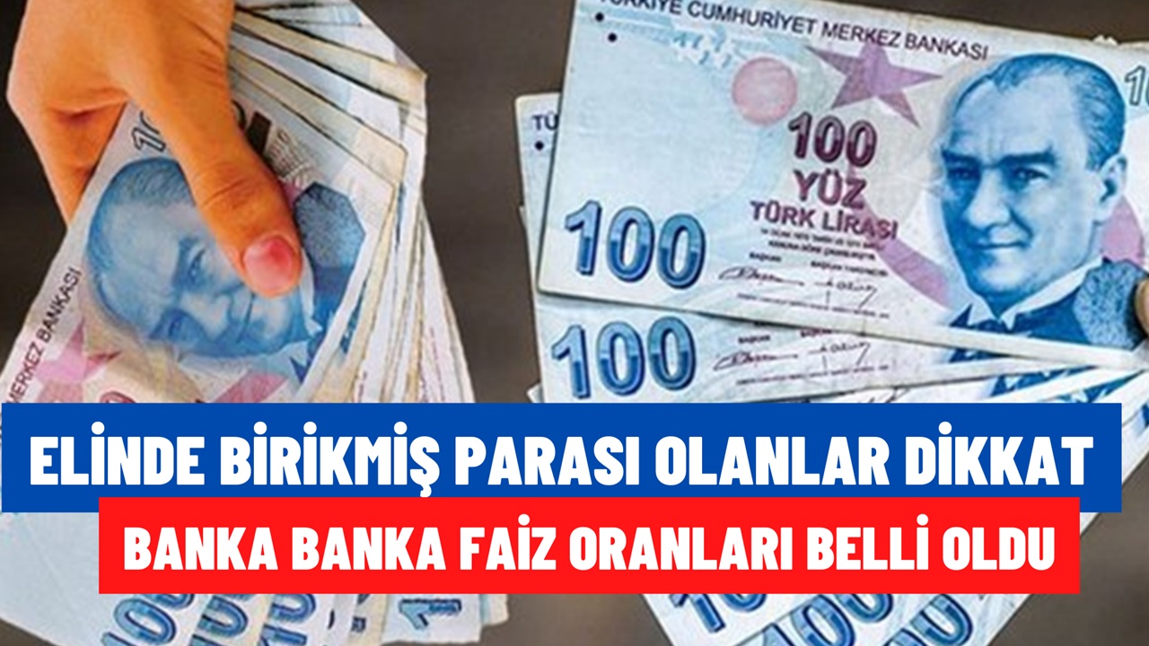 Banka banka liste belli oldu! Kasım 2023 32 günlük mevduat faizi oranları fırladı