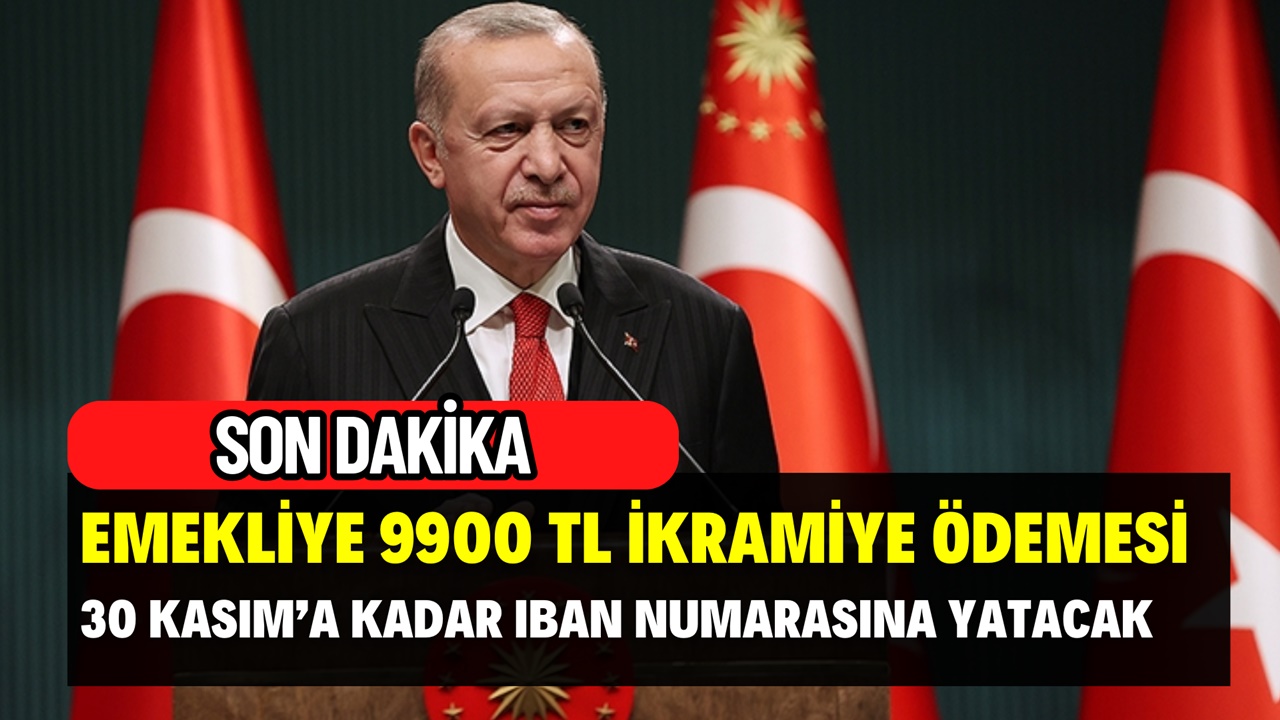 Emekliye 9.900 TL ikramiye onaylandı! Kasım ayı bitmeden hesaplara geçecek