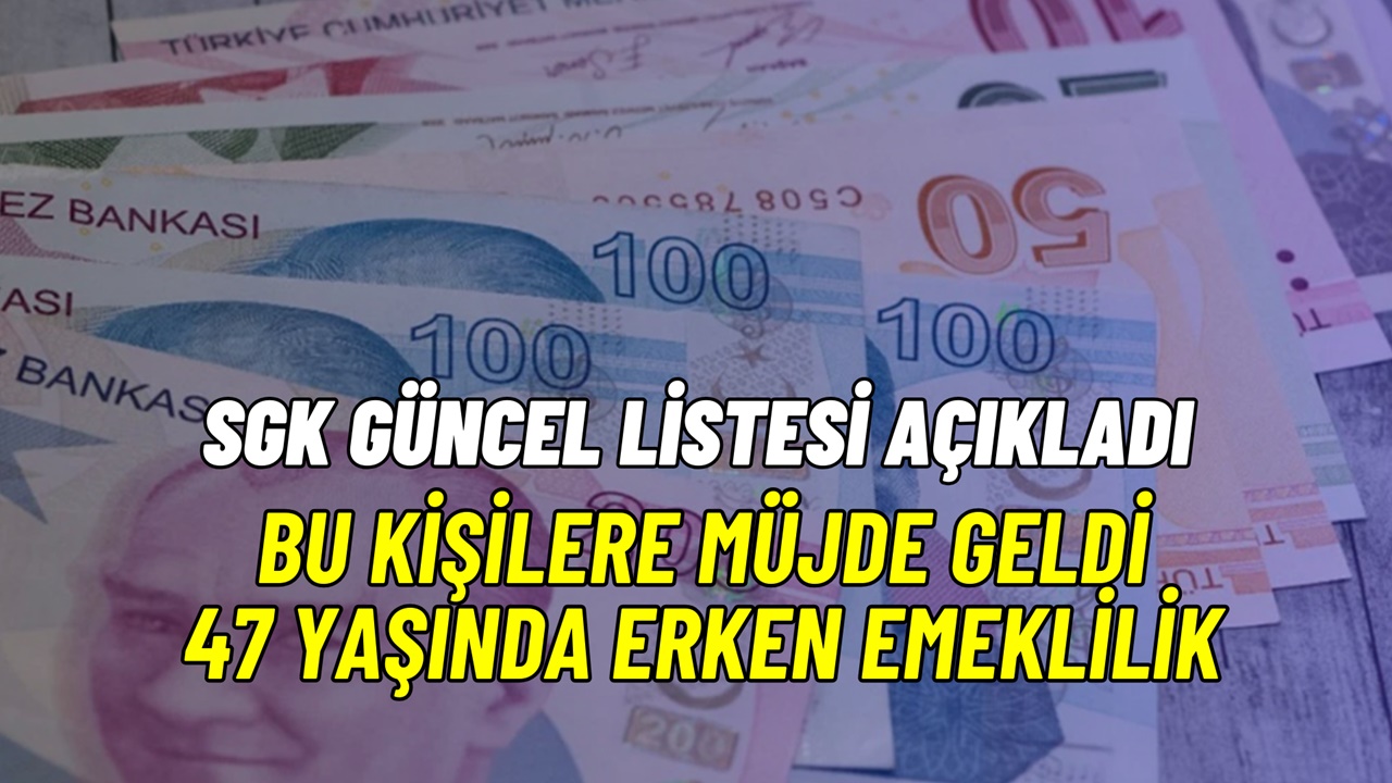 Yaş indirimi geldi! Erken emeklilik yaşı artık 47 oldu