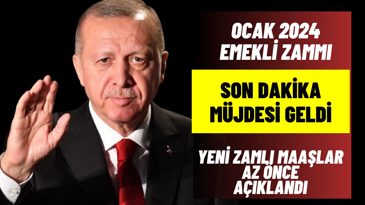 EMEKLİ ZAMMI OCAK 2024! SSK ve Bağ-Kur emeklisinin yeni maaşları tek tek hesaplandı