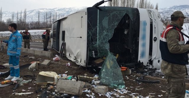 Sivas'ta otobüs devrildi! Necdet Kurt öldü