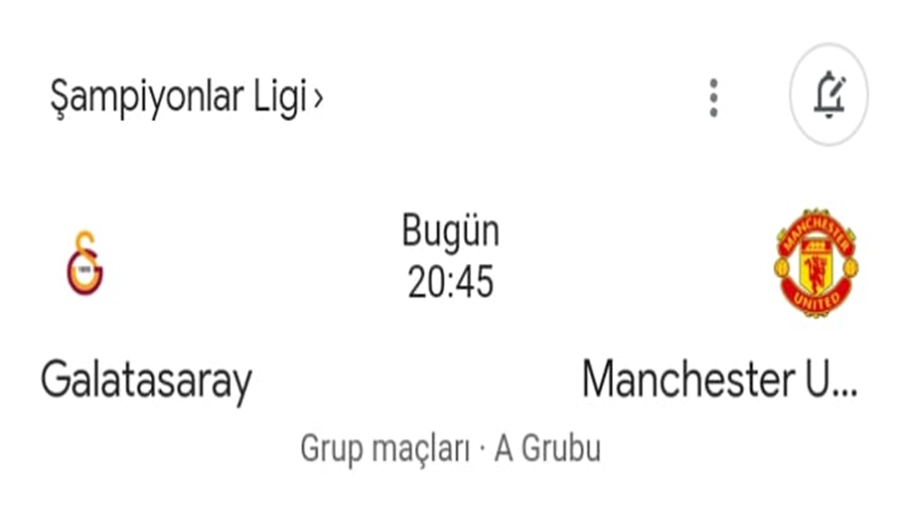 Galatasaray Manchester United maçı muhtemel ilk 11’ler