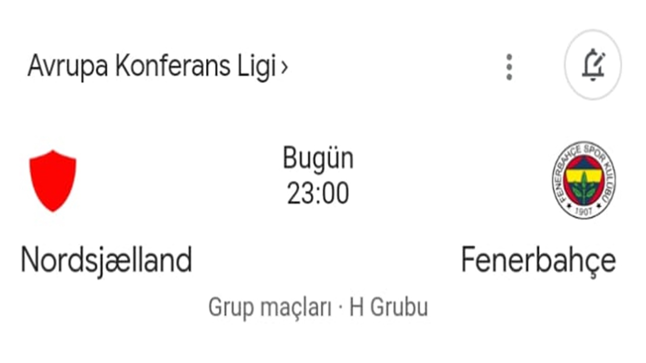 Nordsjaelland-Fenerbahçe maçı kadrosu muhtemel 11’ler