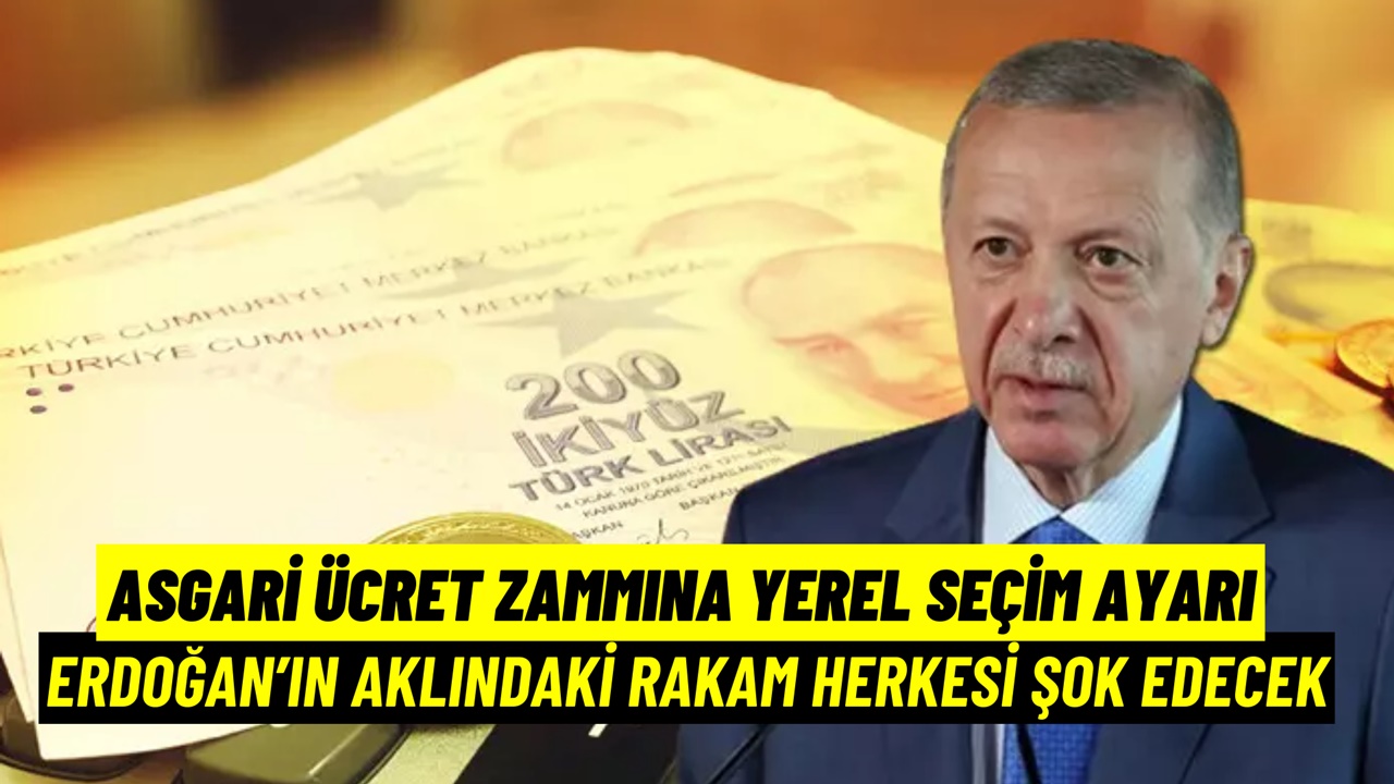 Asgari ücrete yerel seçim ayarı! Cumhurbaşkanı Erdoğan'ın asgari ücret hamlesi şok edecek